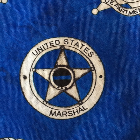 Back The Blue đź’™ Police / Law Enforcement Quilting Fabric - Picture 7 of 9